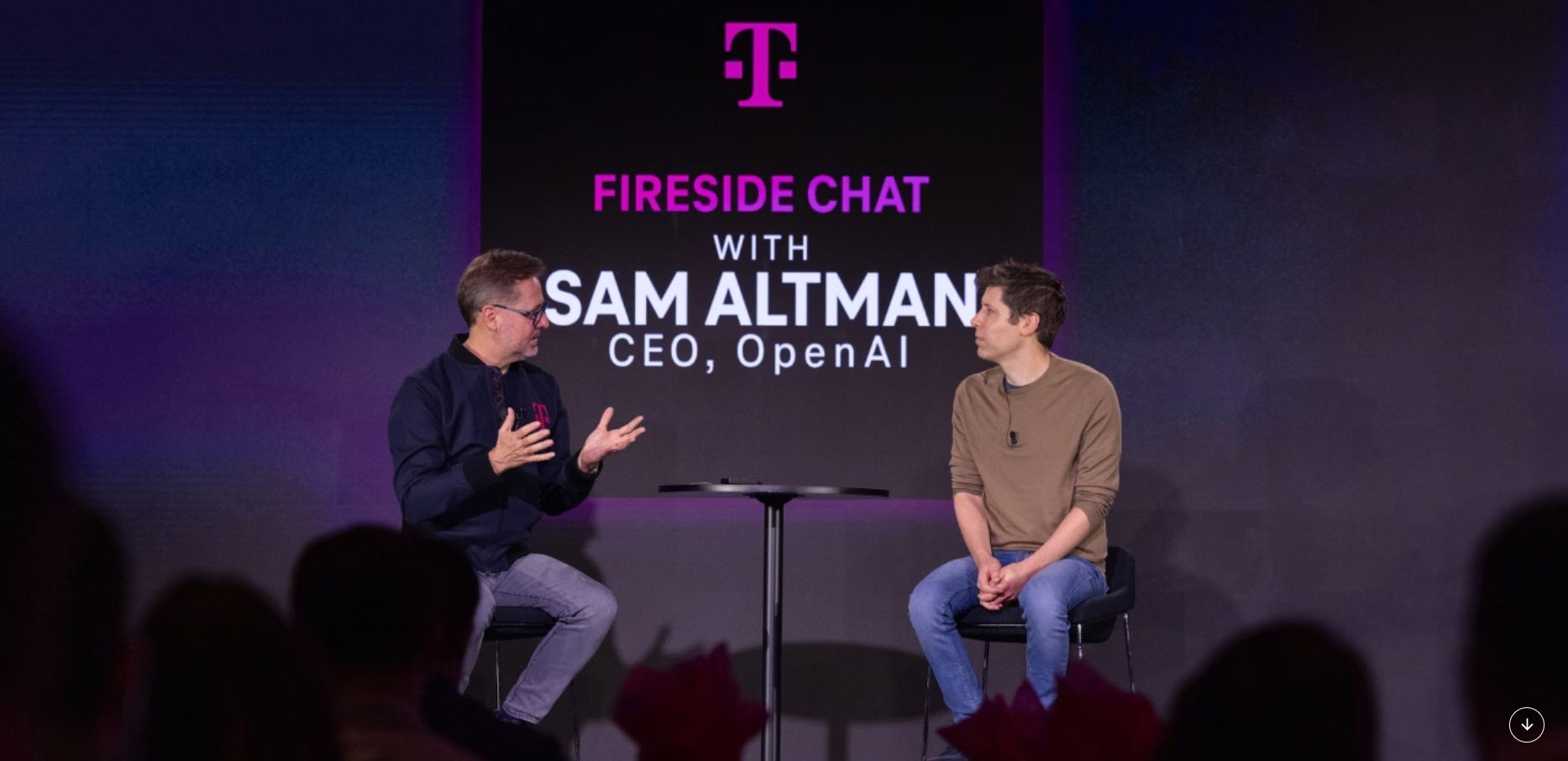 Fireside chat with Sam Altman at T-Mobile